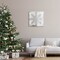 Stupell Industries Winter Snowflake Distressed Pattern Canvas Wall Art